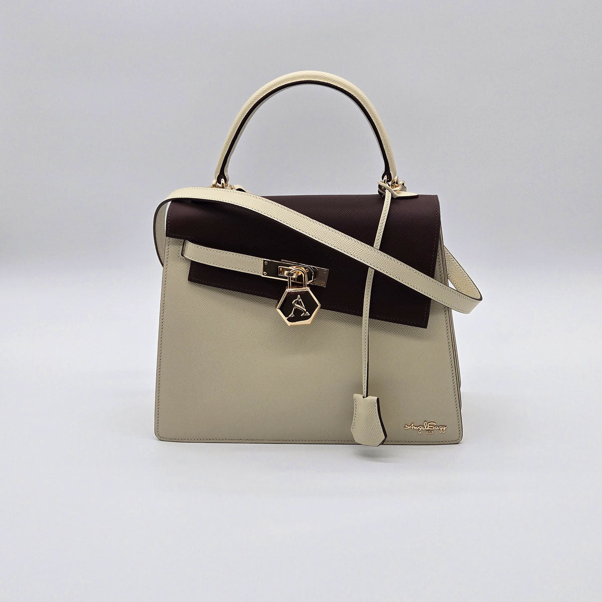 Aria Cream & Brown Bag