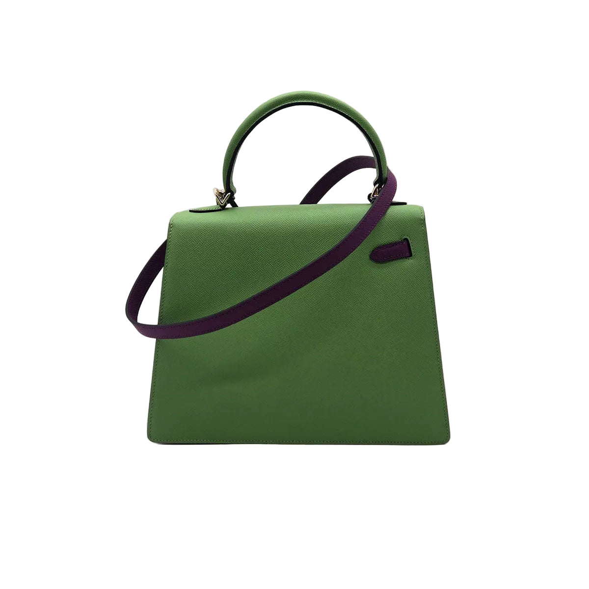 Aria Navy Blue & Lime Green Bag