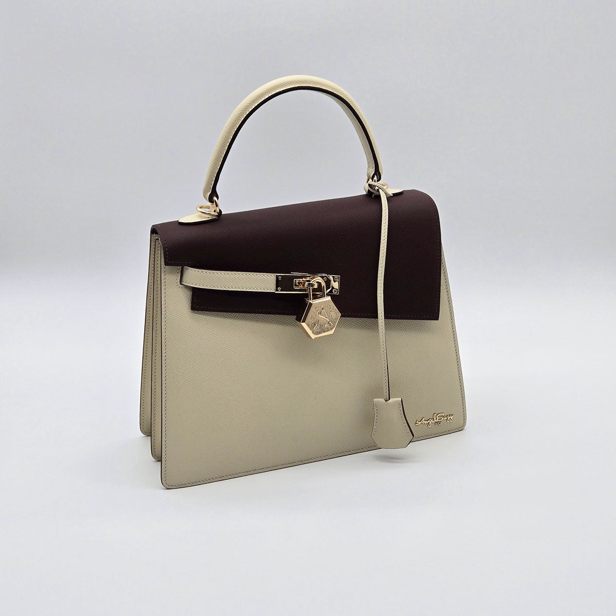 Aria Cream & Brown Bag