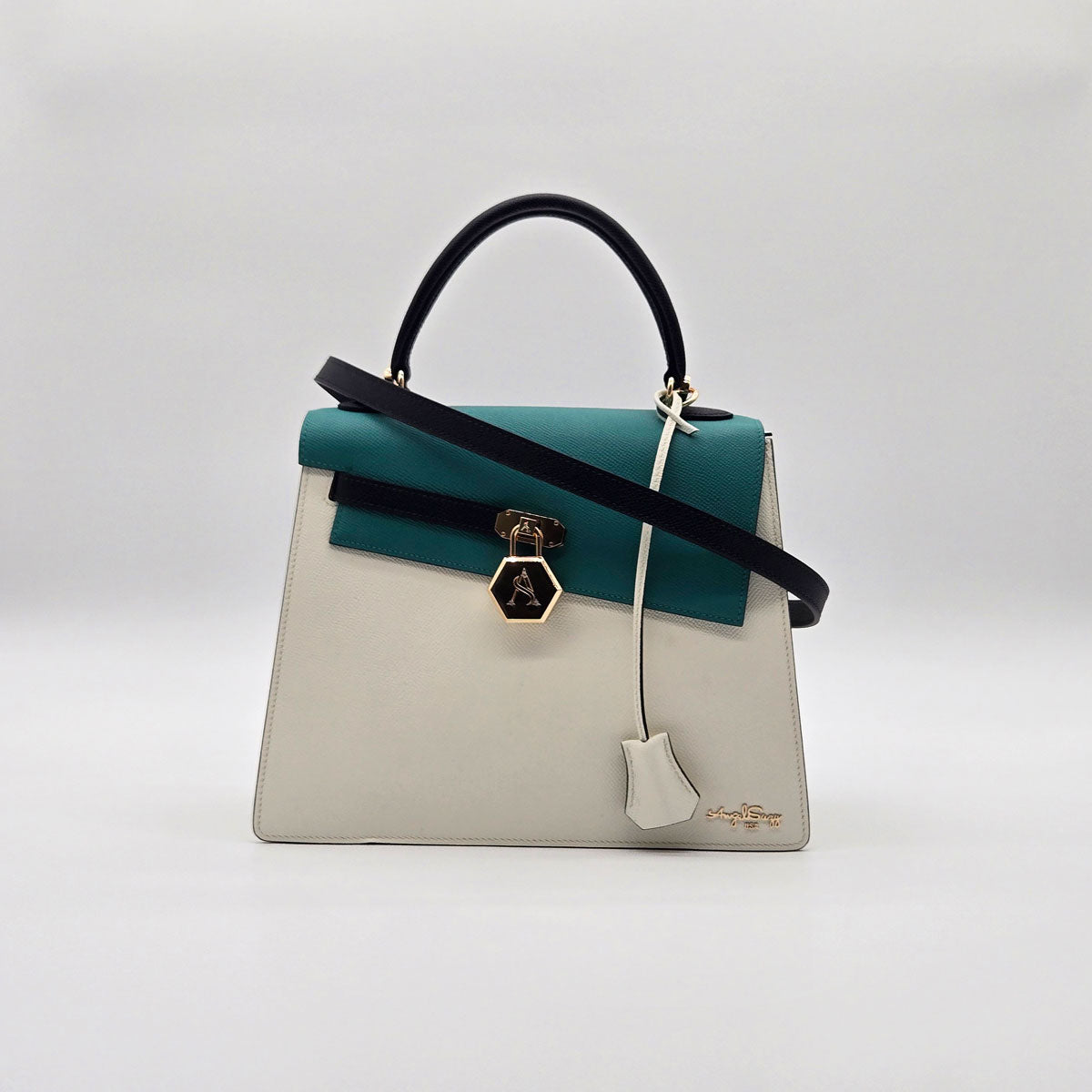 Aria Ivory & Aquamarine Bag