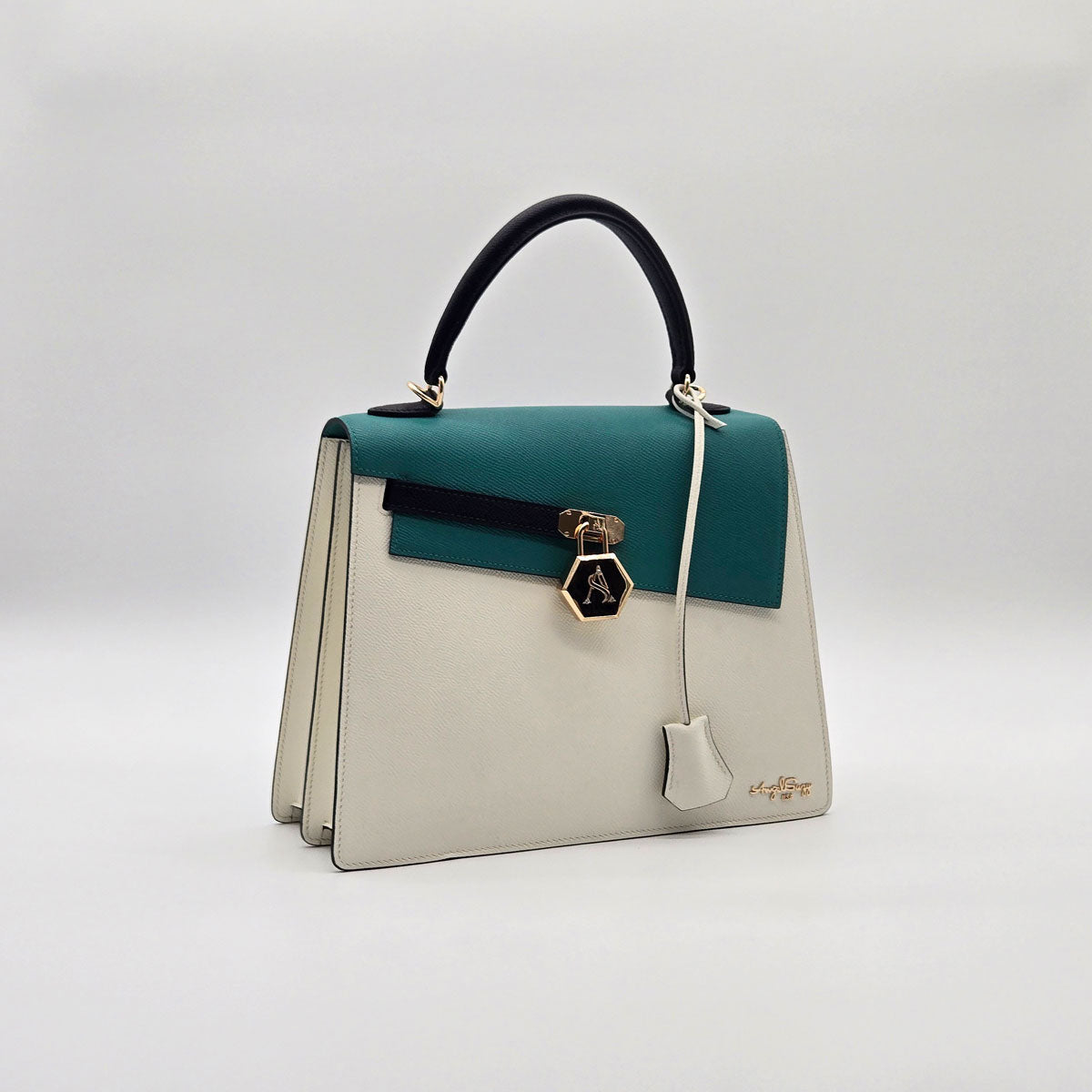 Aria Ivory & Aquamarine Bag